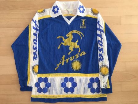 ORIGINAL EHC AROSA TRIKOT 1985/86 TIBAS S