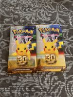 2x Einzelbooster 30th Anniversary Pokemon auf Deutsch