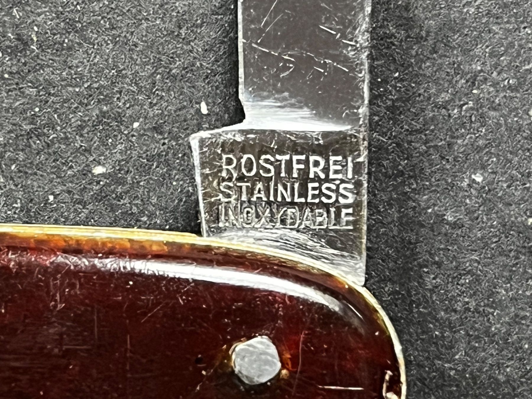 Solingen Coltelli tascabile: Altes Sackmesser von Richartz Solingen 92 mm - selten – Usato da Zürich venduto da FV.vintage 9