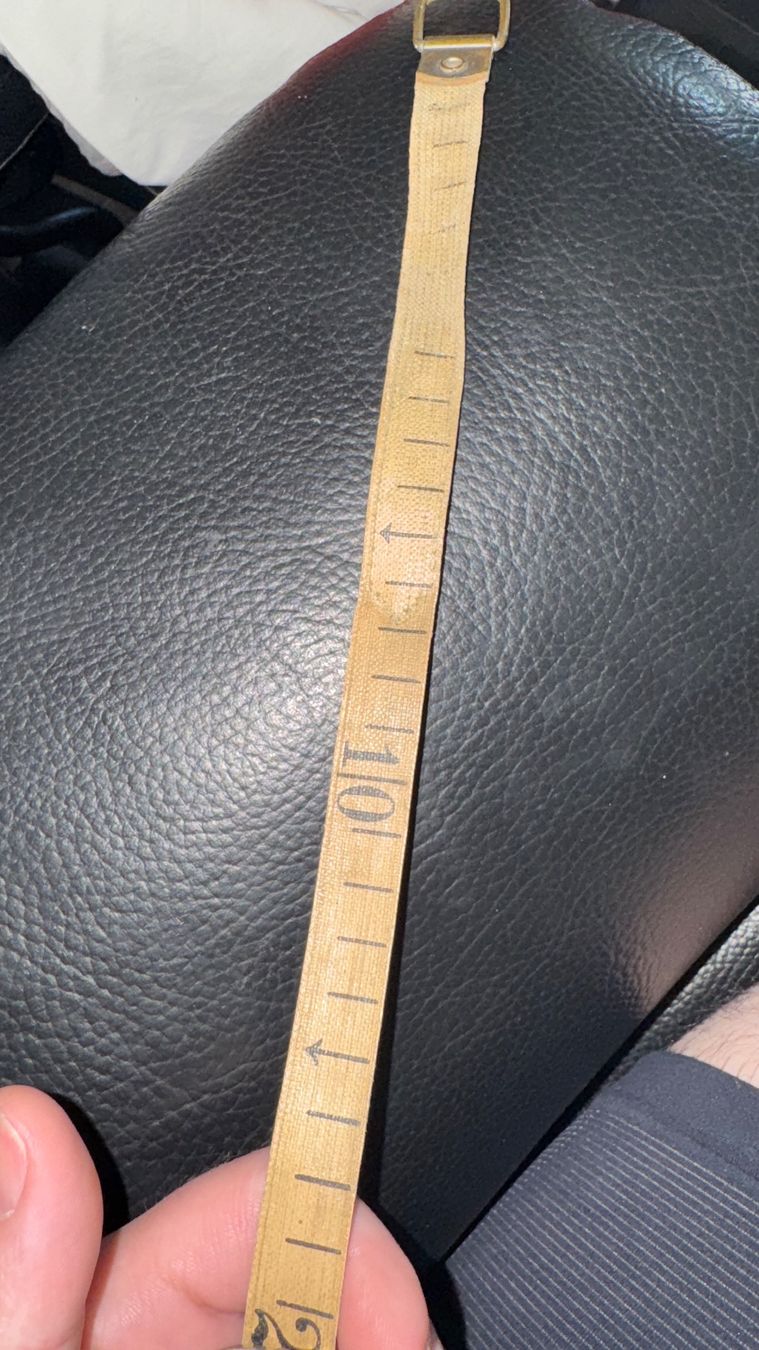 Misurare: Massband Rollmeter Sehr alt fast antik – Usato da Burgdorf venduto da Catbagger64 2