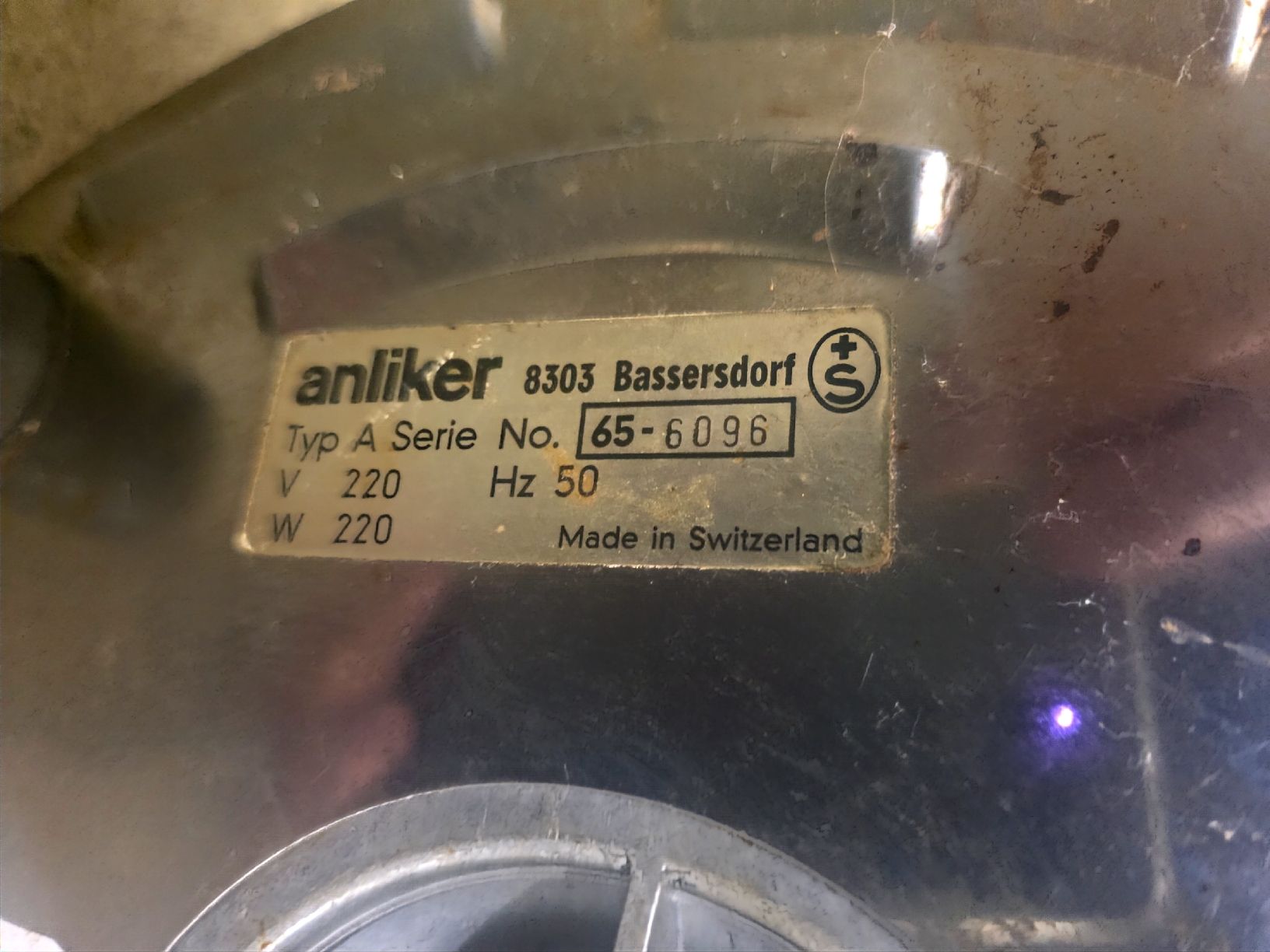 Küchengeräte: ANLIKER GEMÜSENSCHNEIDER MASCHINE – Gebraucht aus Zürich von 5183840711 3