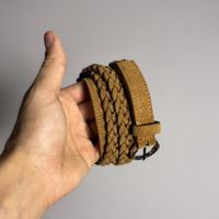 Braided Tan Belt 🤎 Y2K Boho Styled
