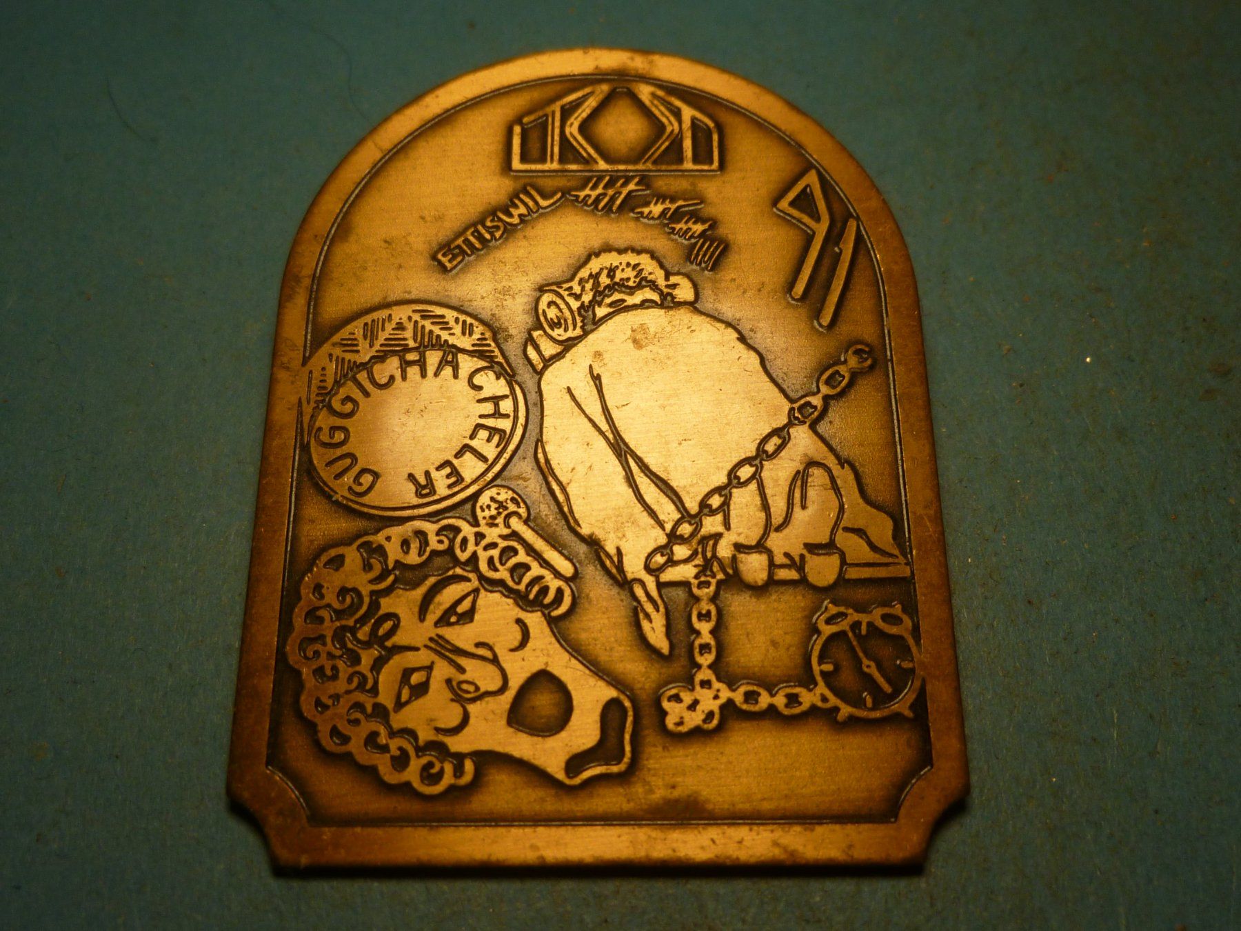 Placchette & Badge: ETTISWIL 1991 BRONZE – Usato da Ried (Muotathal) venduto da Mandarin02