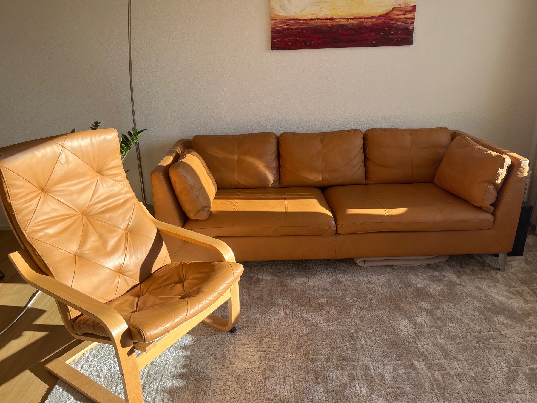 Ikea Divani: 3er-Sofa Leder Ikea – Usato da Winterthur venduto da Kilian_S