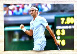 Roger Federer Poster Wimbledon 2017