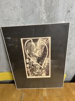 CATHERINE COOK LITHOGRAPHIE SIGNÉE ET DATÉE 74