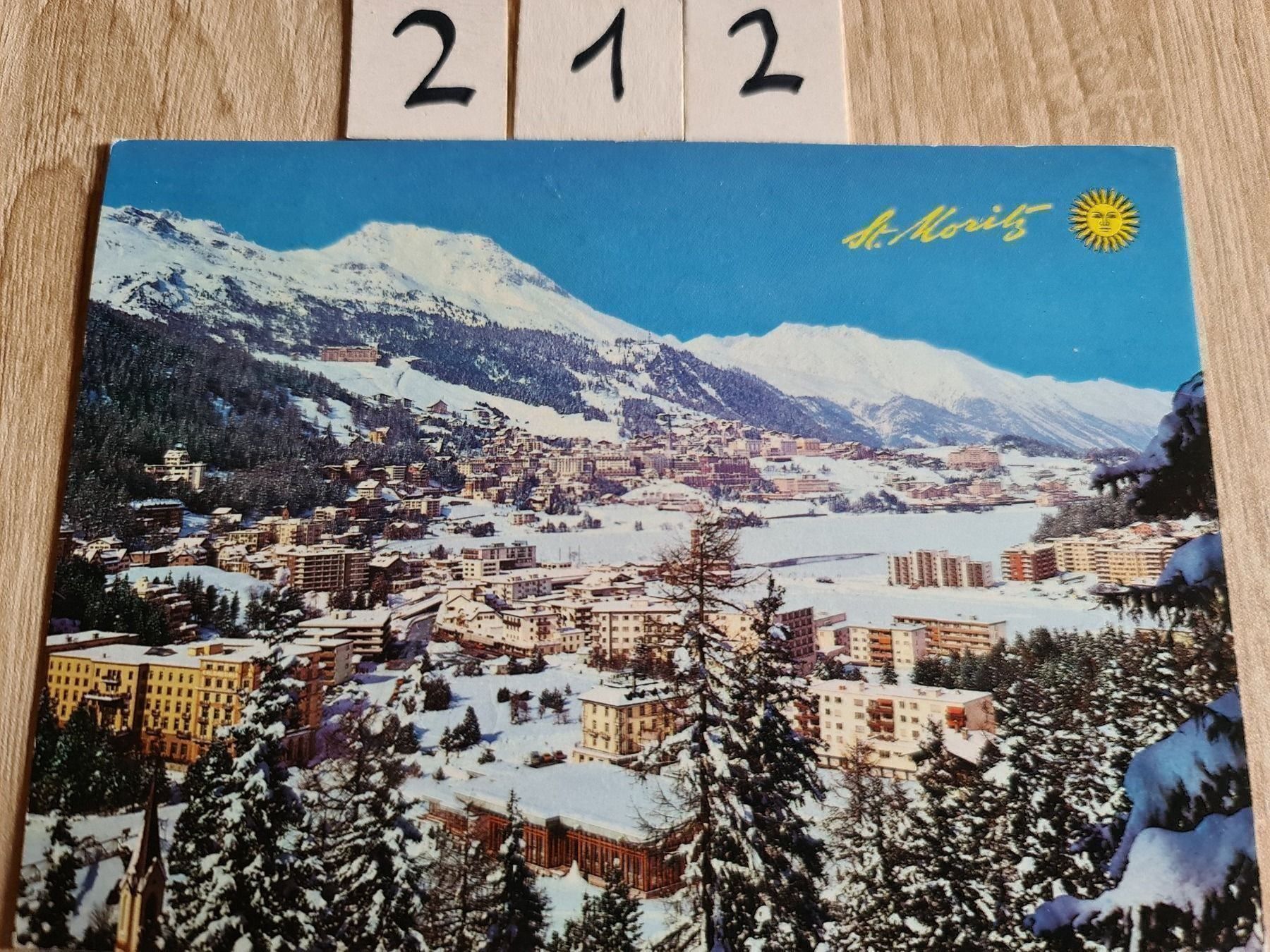 Cartoline postali: Ansichtskarte St.Moritz 1979 – Usato da Dintikon venduto da Vexi