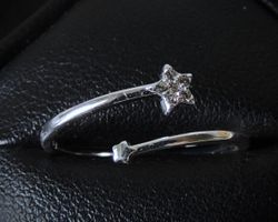 Silber 925 Fingerring mit Zirkonia