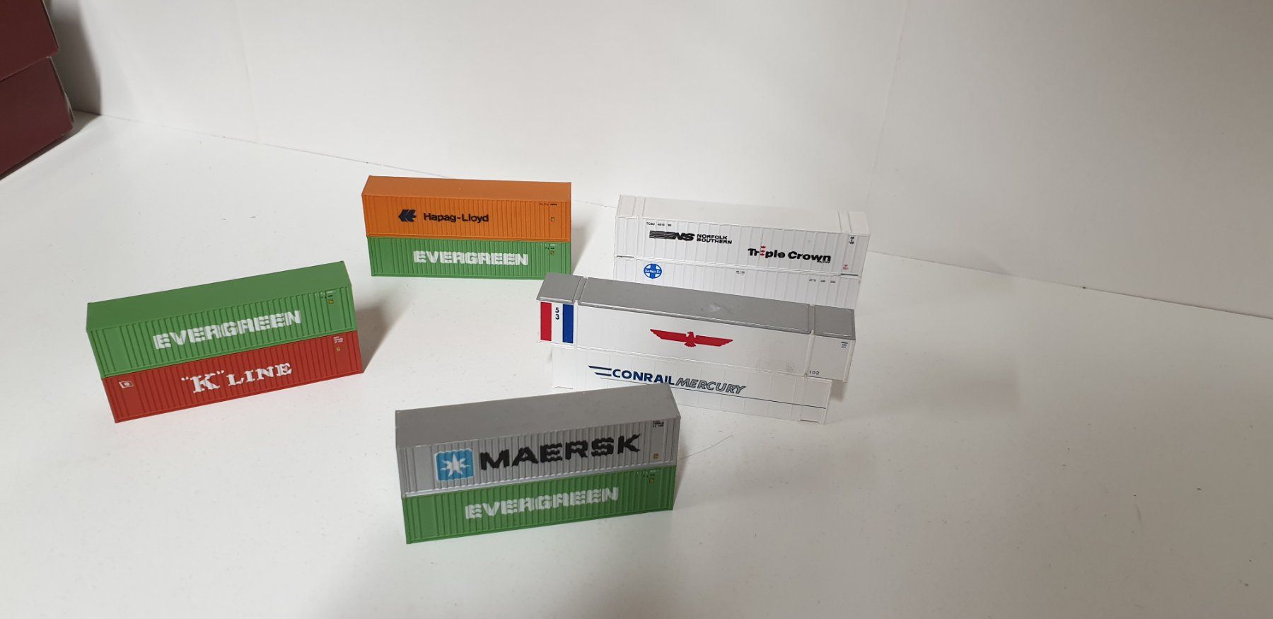 Modellini di ferrovie: Div. Conntainer   Spur N USA 1:160 – Usato da Geroldswil venduto da TopTrain54 2