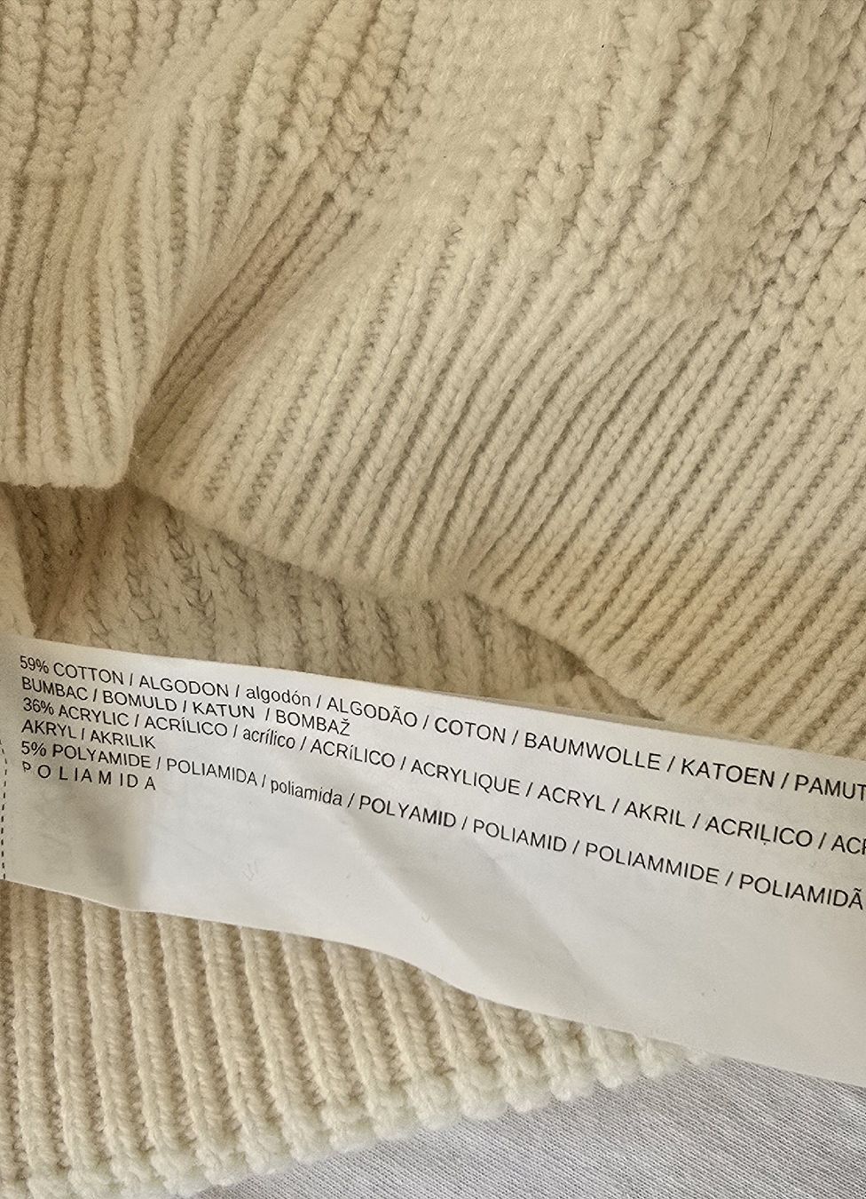 Mango Pullover & Sweatshirts: Pull blanc cassé à pois brodés Mango, taille XS – Neu (gemäss Beschreibung) aus Genève von Saleena 5