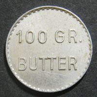 Jeton Käserei * Molkerei - 100 Gramm Butter * um 1940