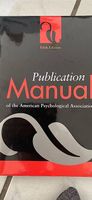 Publication Manual of APA