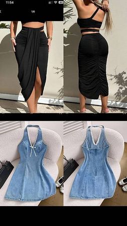Kleider und Rock XS als Paket 