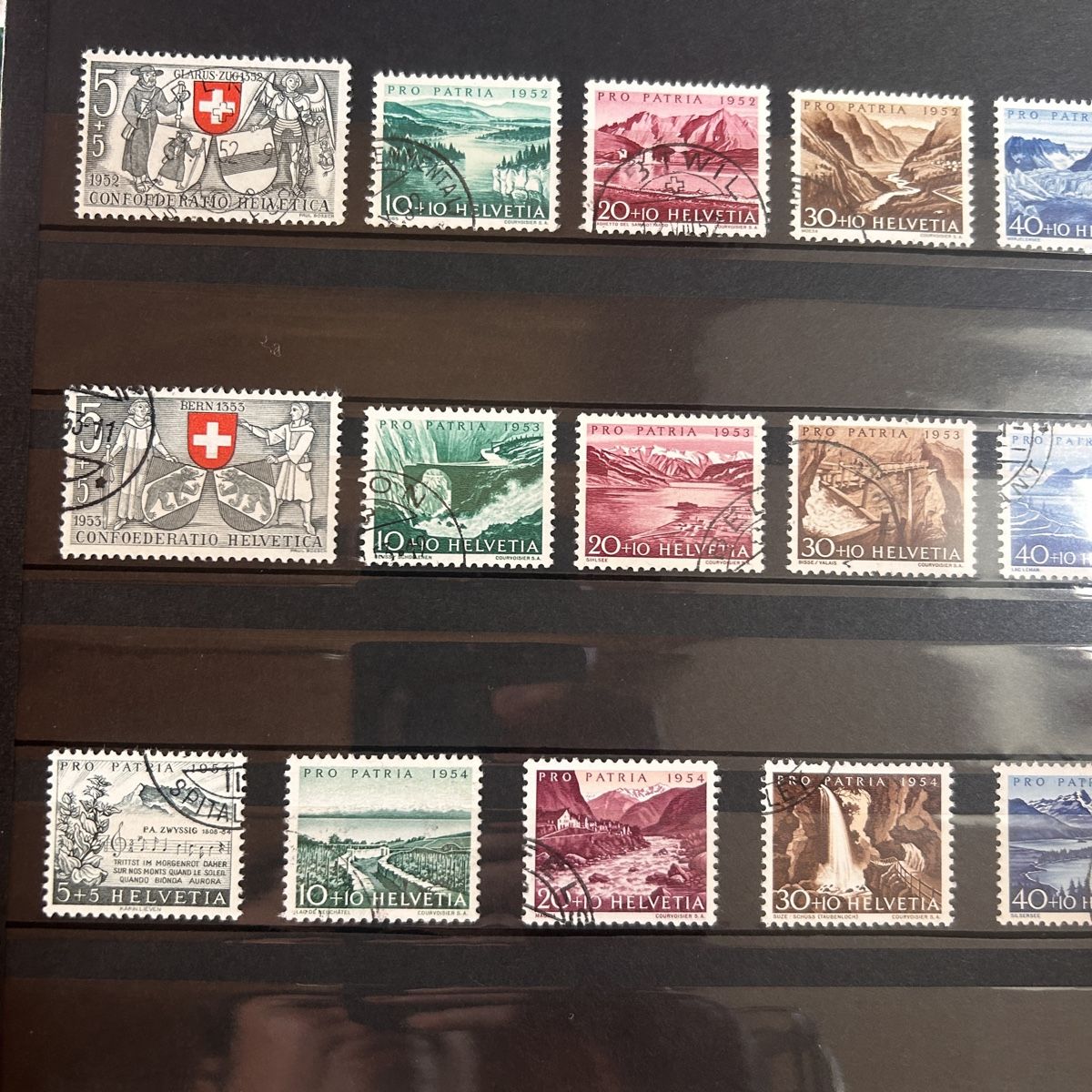 Tutti i francobolli: Briefmarken Schweiz - Pro Patria & Pro Aero. 4 – Usato da Laufen venduto da belleskulptur 4