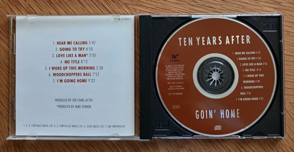 Ten Years After Goin' Home! (CD) Topzustand!!! (Neu (gemäss