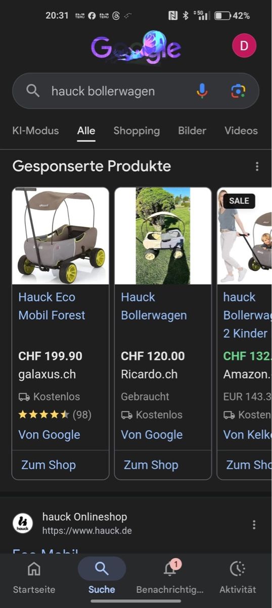 Hauck Carrozzine: Hauck Bollerwagen – Usato da Wittenwil venduto da mx5mx5 3
