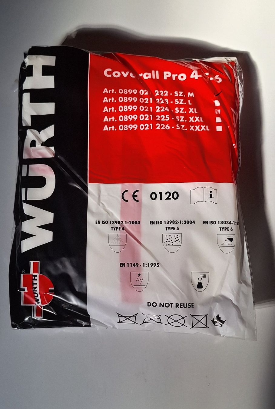Jumpsuits: Salopettes de protection jetable Wurth mod. 4/5/6. Taille L – Neu und originalverpackt aus Travers von pelayoo77 2