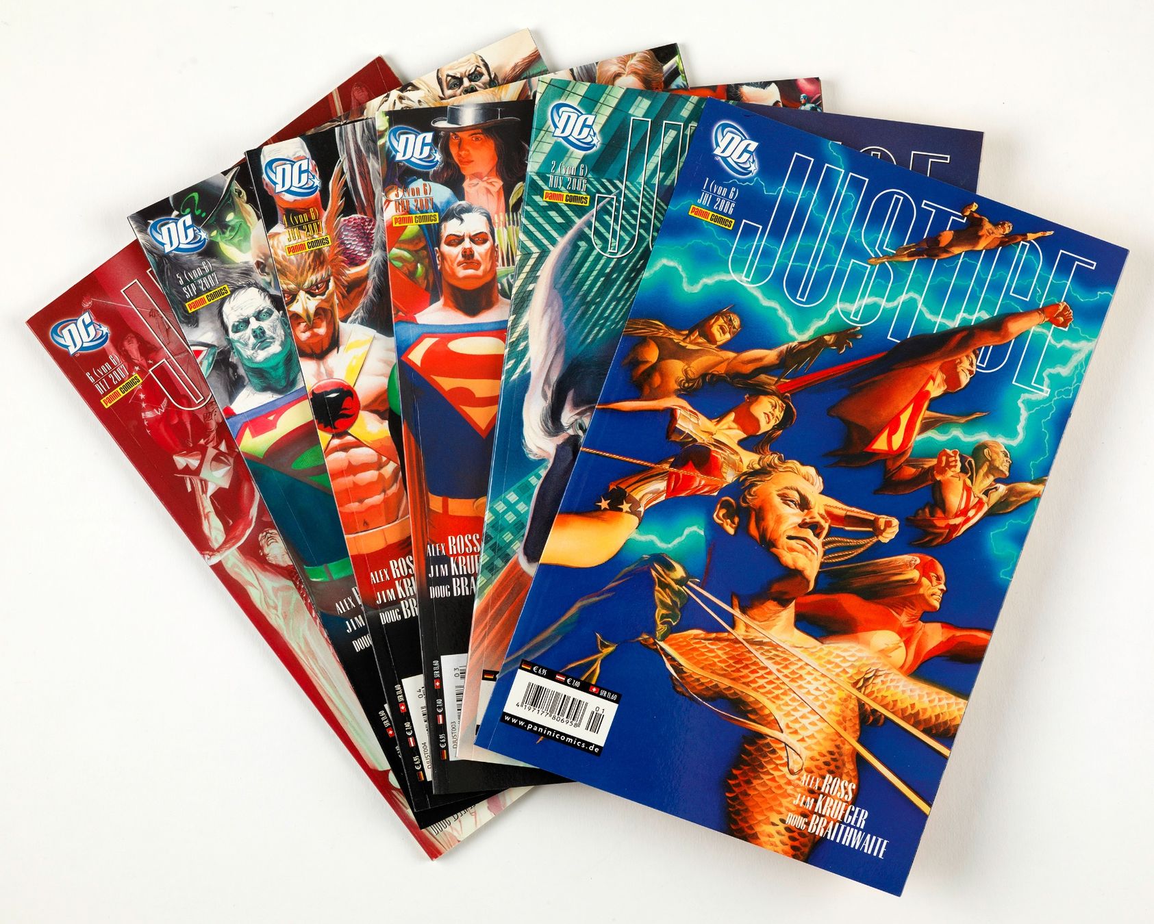 Fumetti: DC JUSTICE #1-6 von ALEX ROSS – Usato da St. Gallen venduto da kobayashi-maru