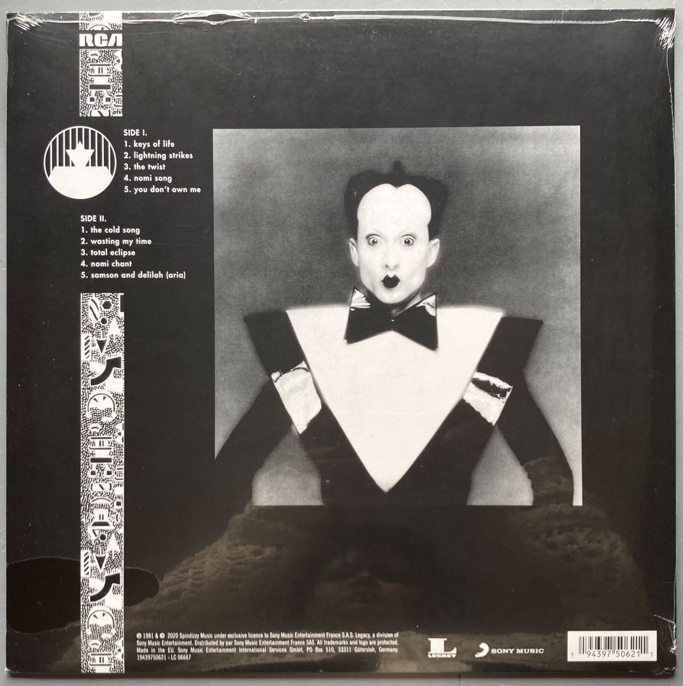 Dischi in vinile: KLAUS NOMI - KLAUS NOMI – Nuovo e nell'imballaggio originale da Poliez-Pittet venduto da Newtown-Records 1