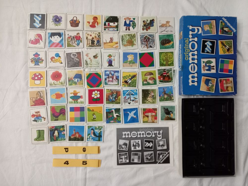 Vintage Original Memory Spiel ca Jahr 1981 Ravensburger Game (Gebraucht ...