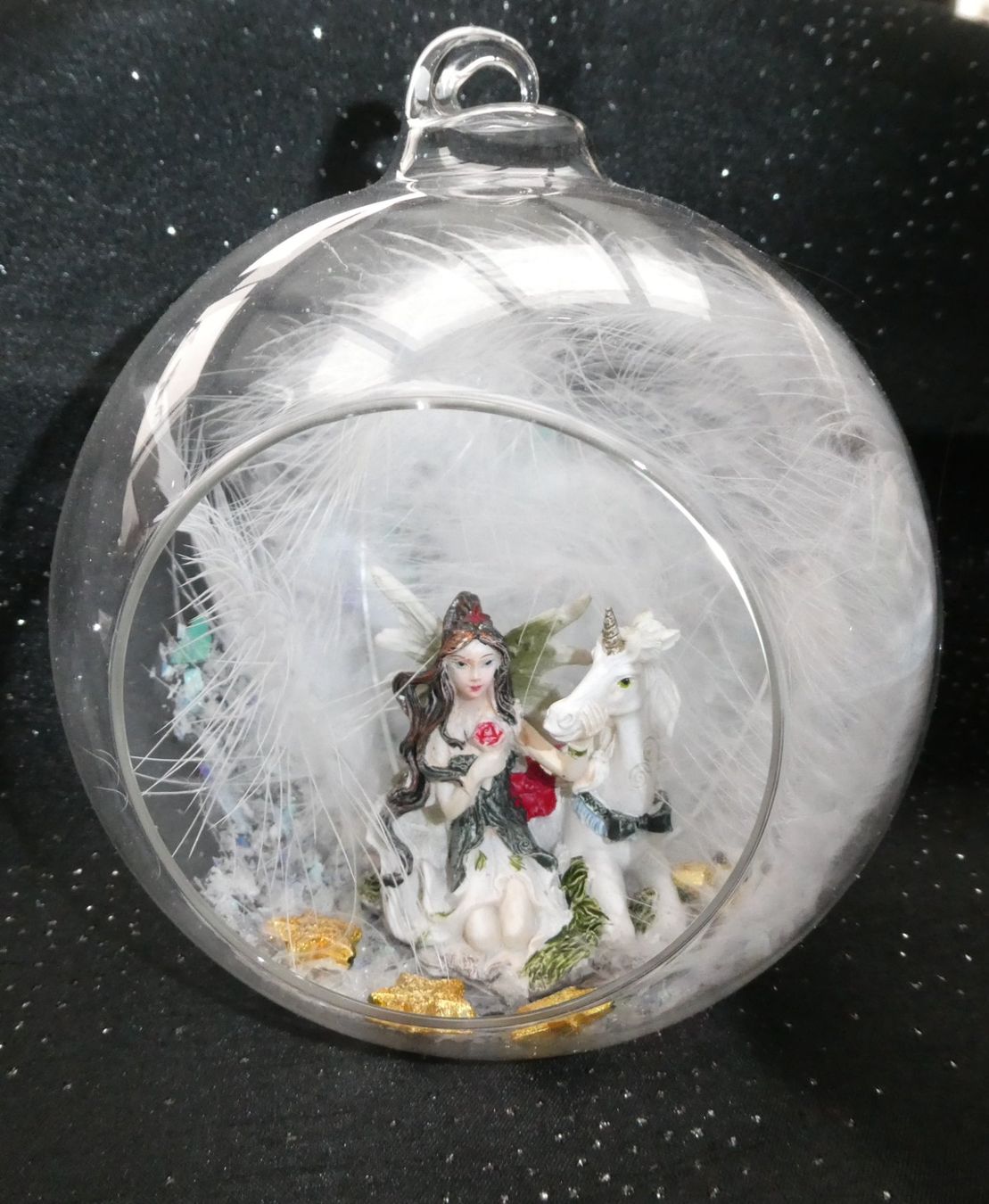 Statuette: Boule de Noël Fée – Nuovo e nell'imballaggio originale da Troistorrents venduto da Marion70 1