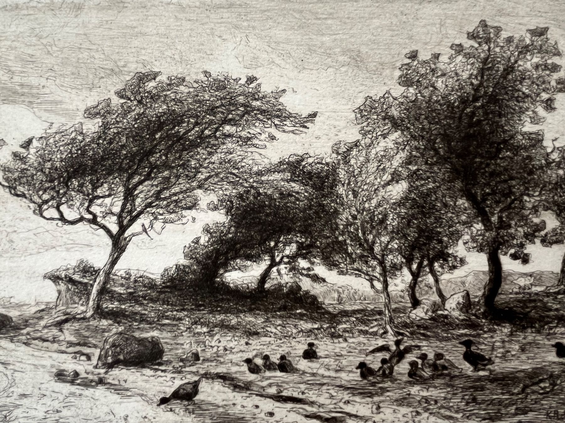 Dipinti: Originale Radierung, K. Rettich, 1883 – Usato da Niederteufen venduto da BeklaS1964 5