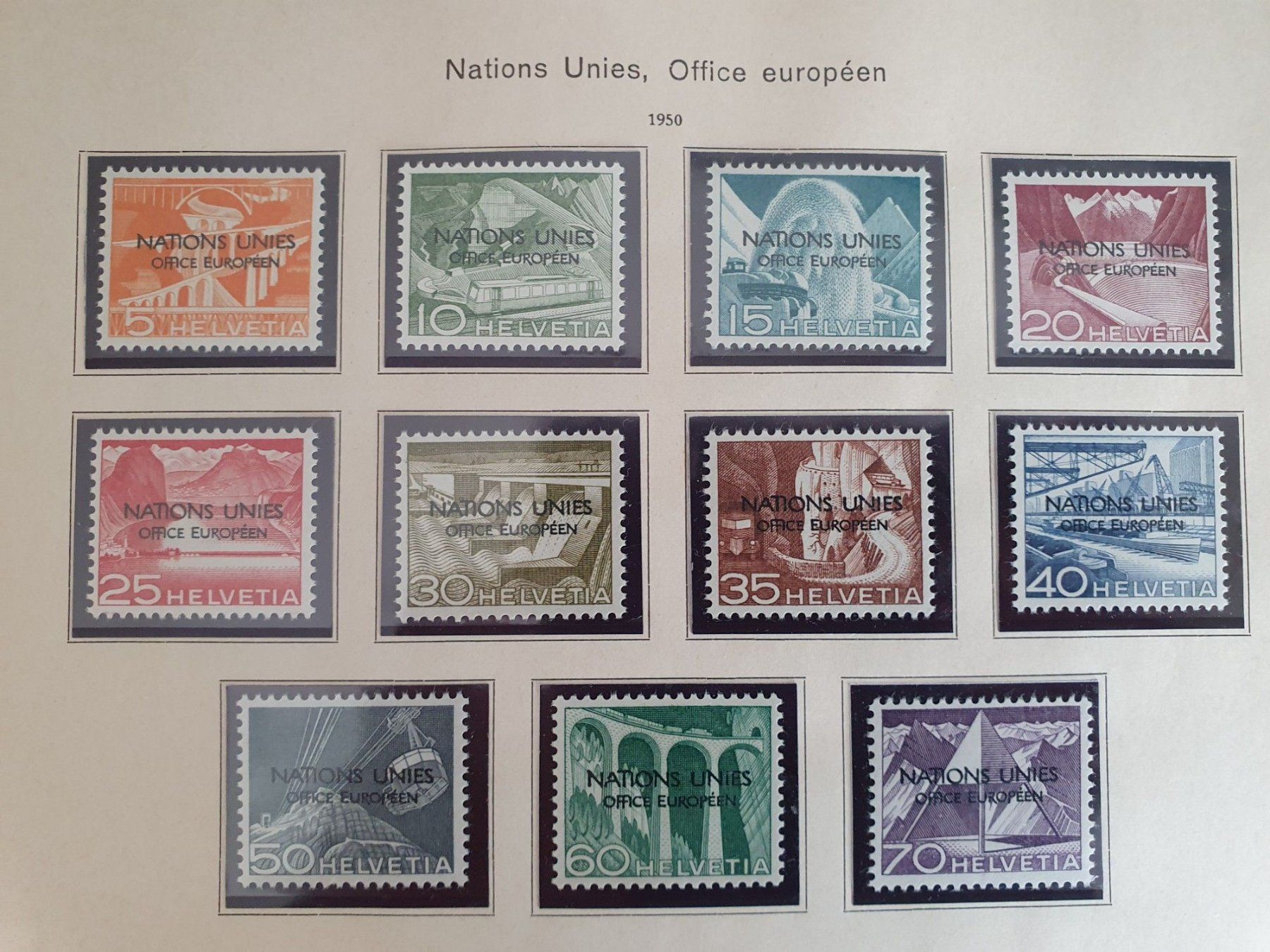 Alle Briefmarken: Teilsammlung Ämter, meist postfrisch, einzelne gestempelt – Gebraucht aus Fislisbach von Zigzag12 4