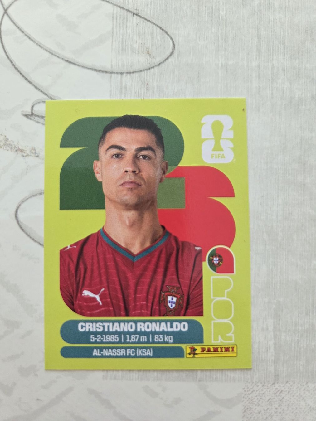 Vignette autostradali: vignette panini Cristiano Ronaldo – Nuovo (secondo la descrizione) da Marly venduto da Olivier1610
