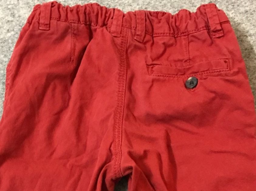 Pantaloni: Rote Stoffhose Gr. 68 – Usato da Guntershausen venduto da Gloominati 3