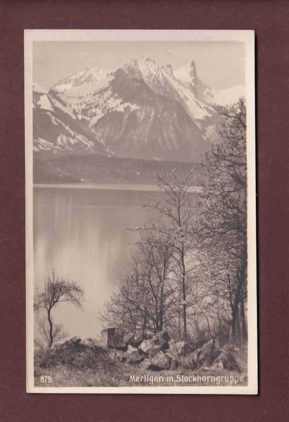 Cartoline postali: MERLIGEN - Stockhorngruppe – Usato da Pully venduto da nicecards