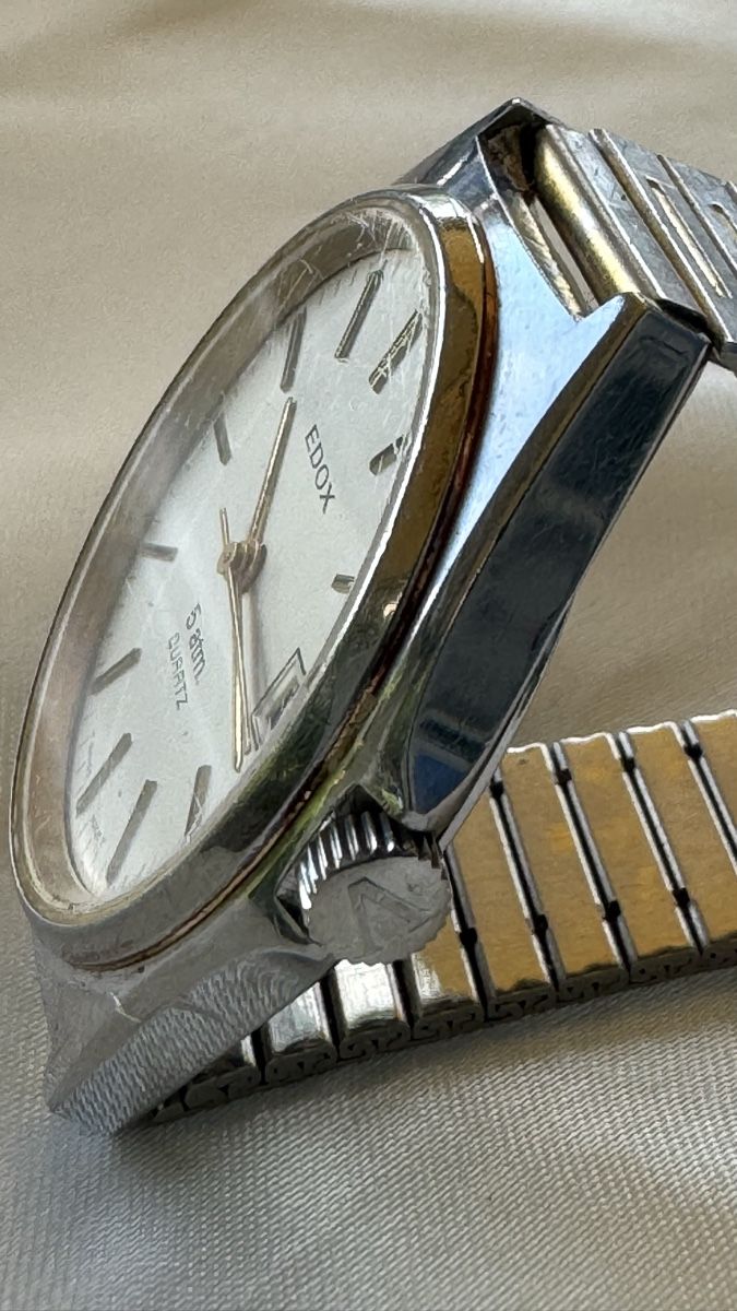 Edox Orologi: Edox Quarzuhr, Vintage, 36.7mm – Usato da Untersiggenthal venduto da TimeandShine 2