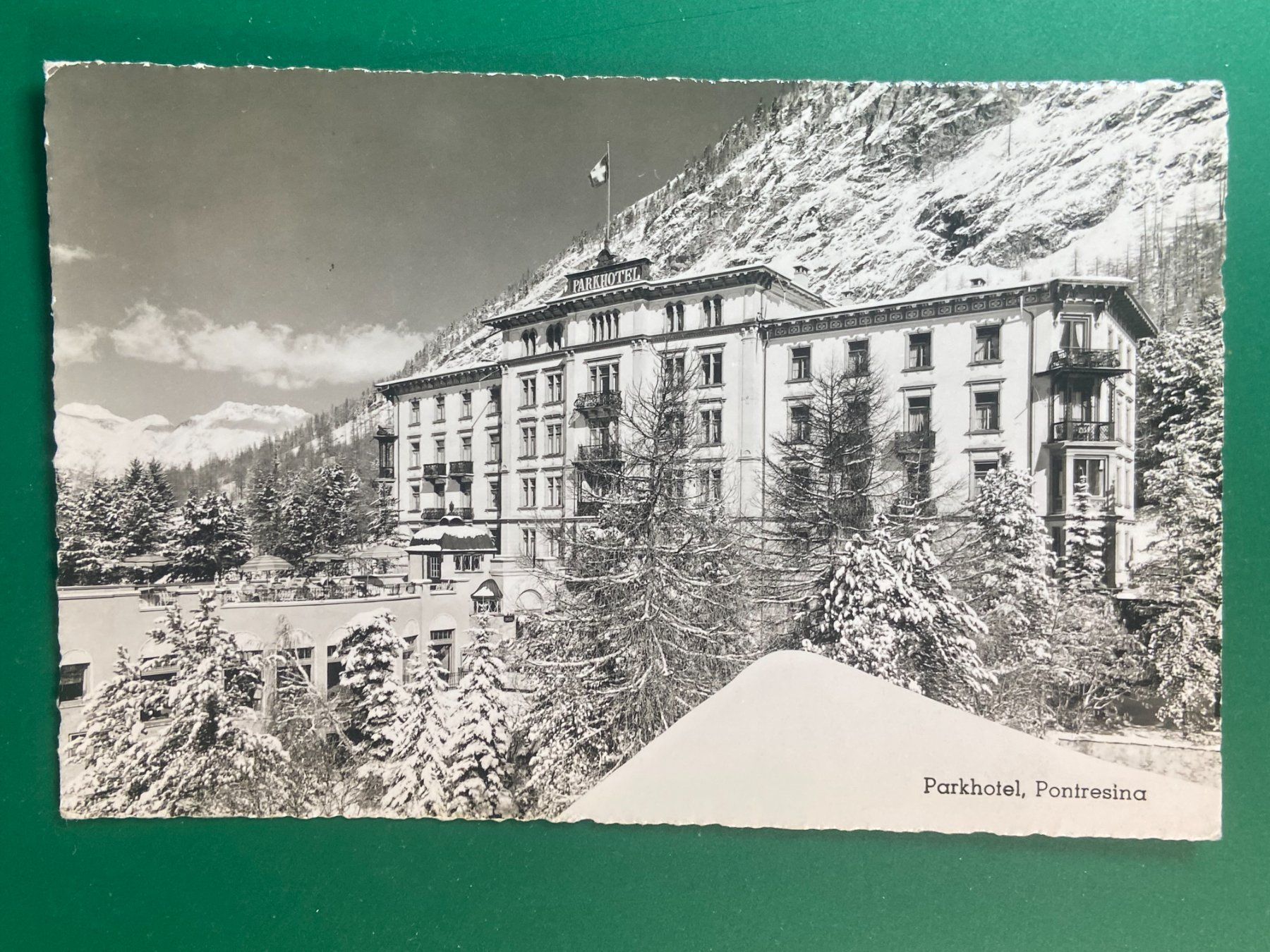 Ansichtskarten: Pontresina - Parkhotel – Gebraucht aus Steg VS von _vinci_