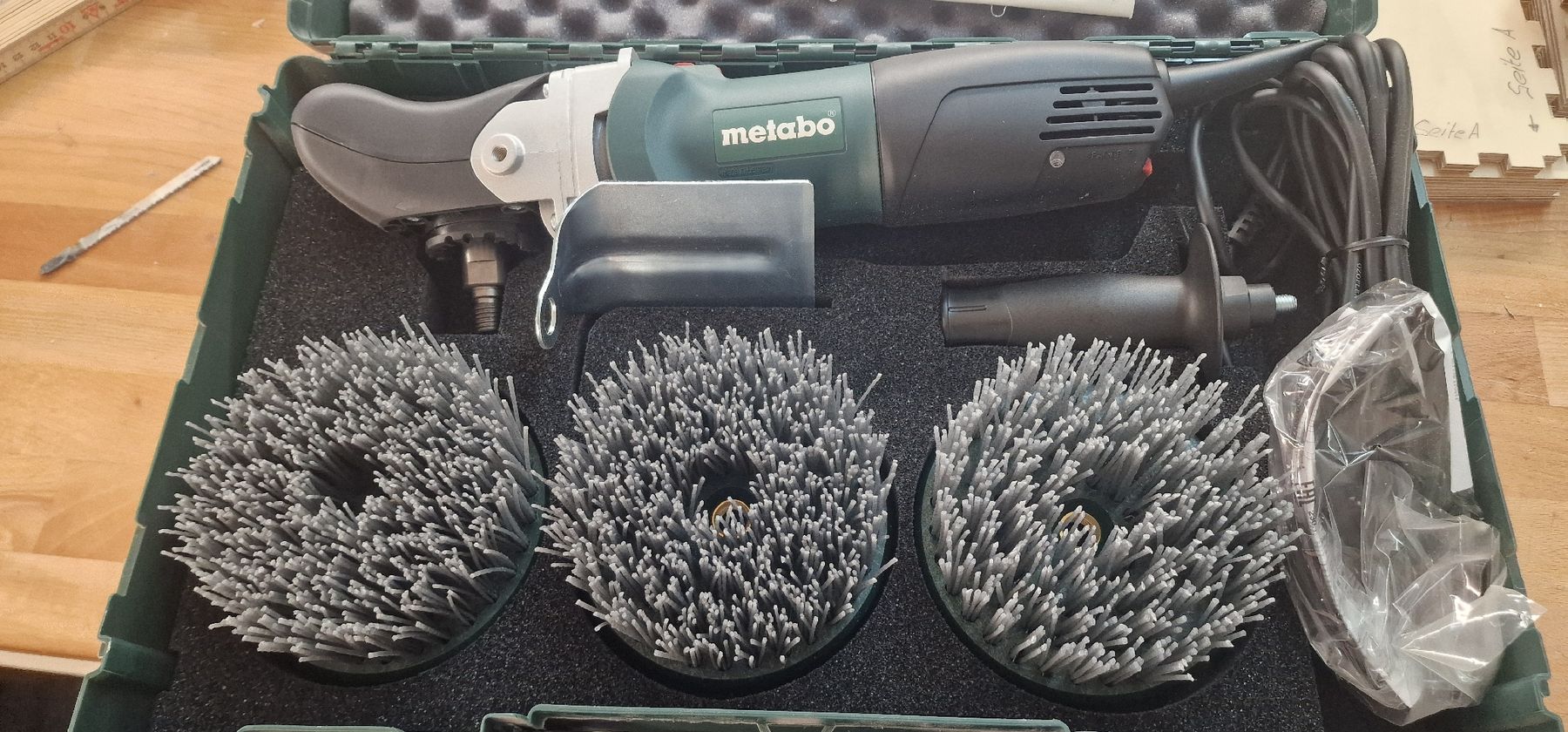 Metabo Schleifen & Polieren: Metabo Bürstenschleifer – Neu und originalverpackt aus Willisau von romakl 1