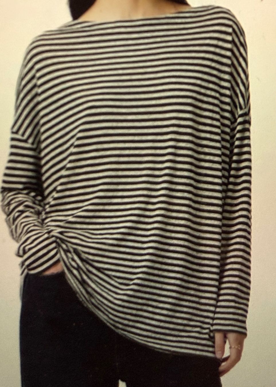 Allsaints Maglioni & Felpe: All Saints Rita Gestreiftes Langarmshirt Gr. L – Usato da Basel venduto da Rouge. 5