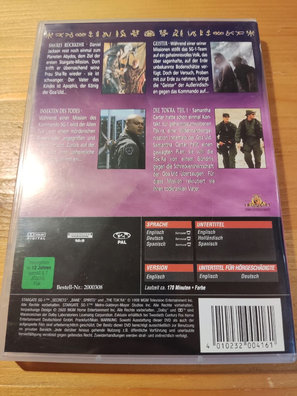 Tutti i DVDs: Stargate - Kommando SG-1 - Volume 4 - (DVD) – Usato da Oberembrach venduto da giu_7ksd 1