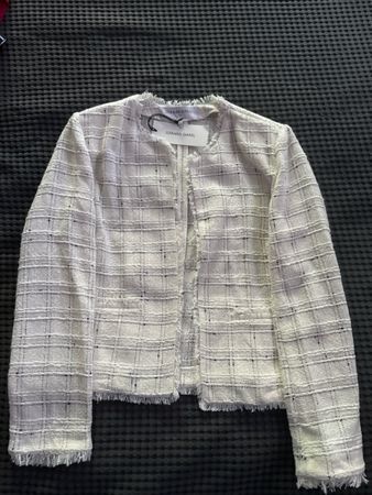 Veste Gérard Darel carreaux blanc NEUVE Taille 36