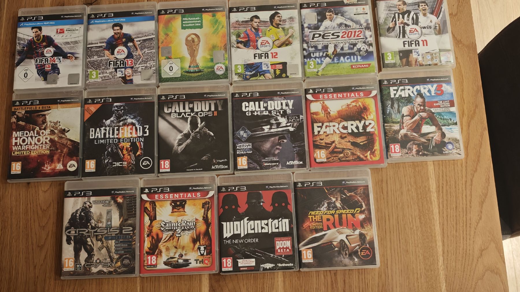 Sony Spiele: PS 3 Spiele Sammlung  – Gebraucht aus Kriegstetten von obiriski