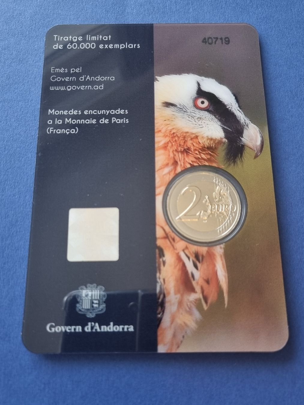 Tutti le monete: 2 Euro Andorra 2025 Vulture – Nuovo e nell'imballaggio originale da Unterägeri venduto da Ferreira_81 1