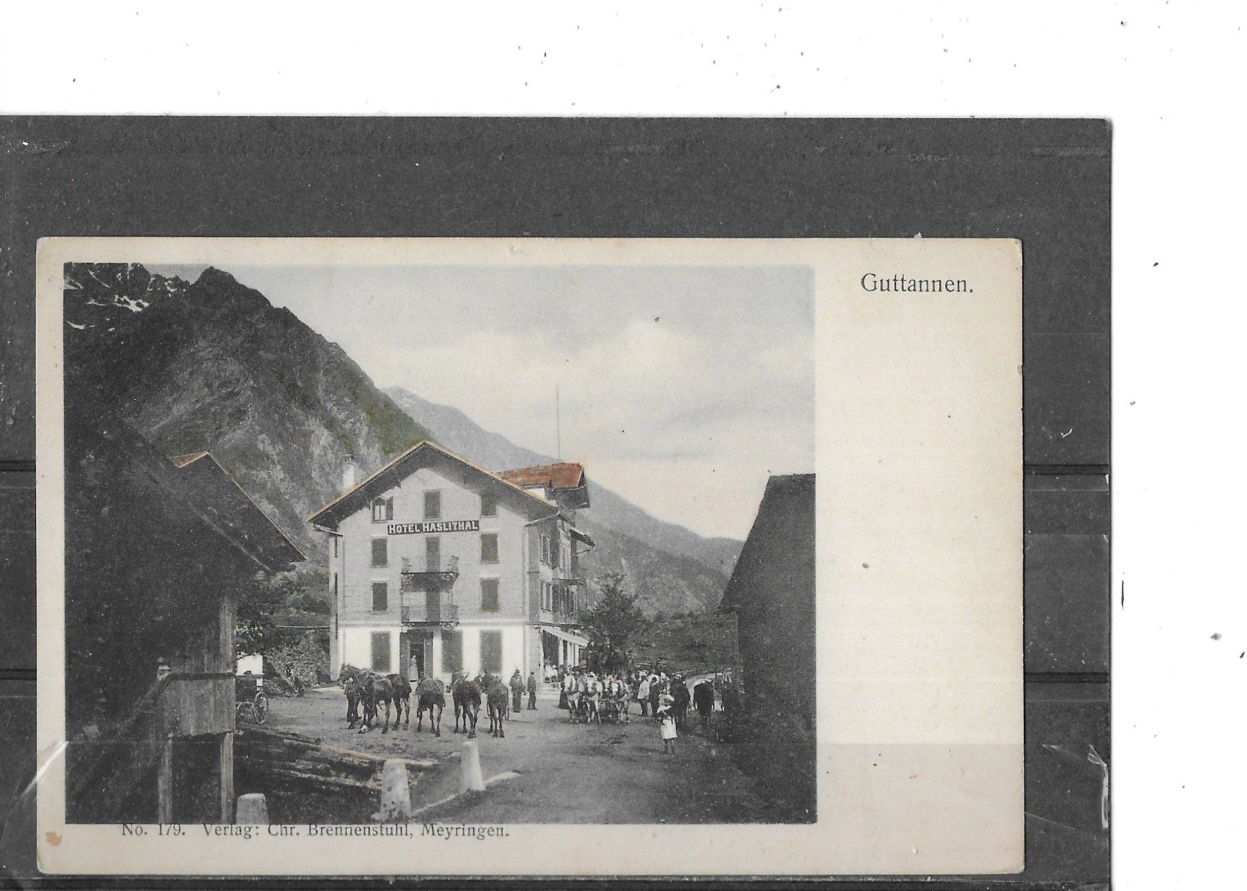 Cartoline postali: BE Guttannen Hotel Haslithal (Postkutsche) – Usato da Schocherswil venduto da Wilare