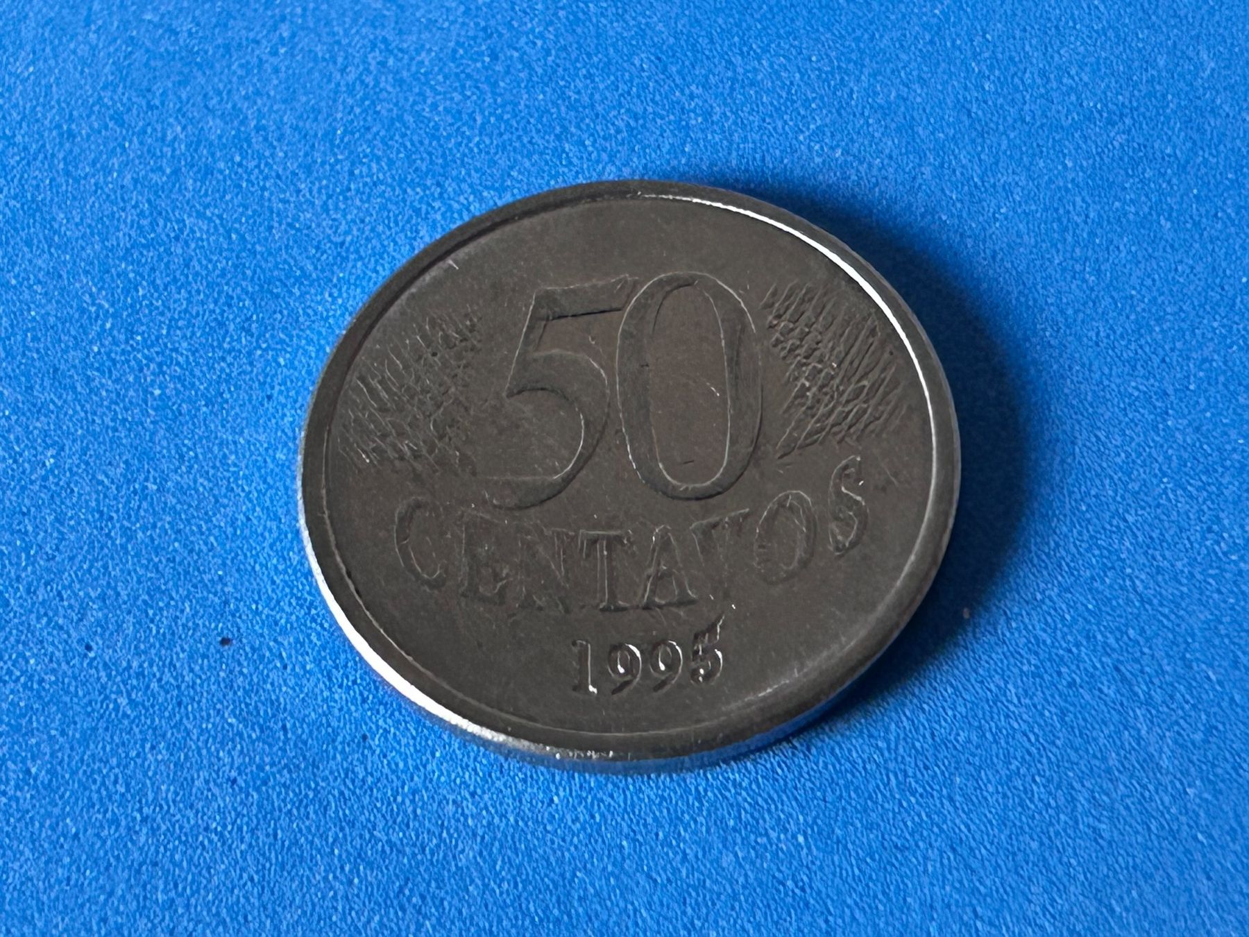 Tutti le monete: Brazil - 50 Centavos 1995 – Usato da Corcelles NE venduto da AJKader 7