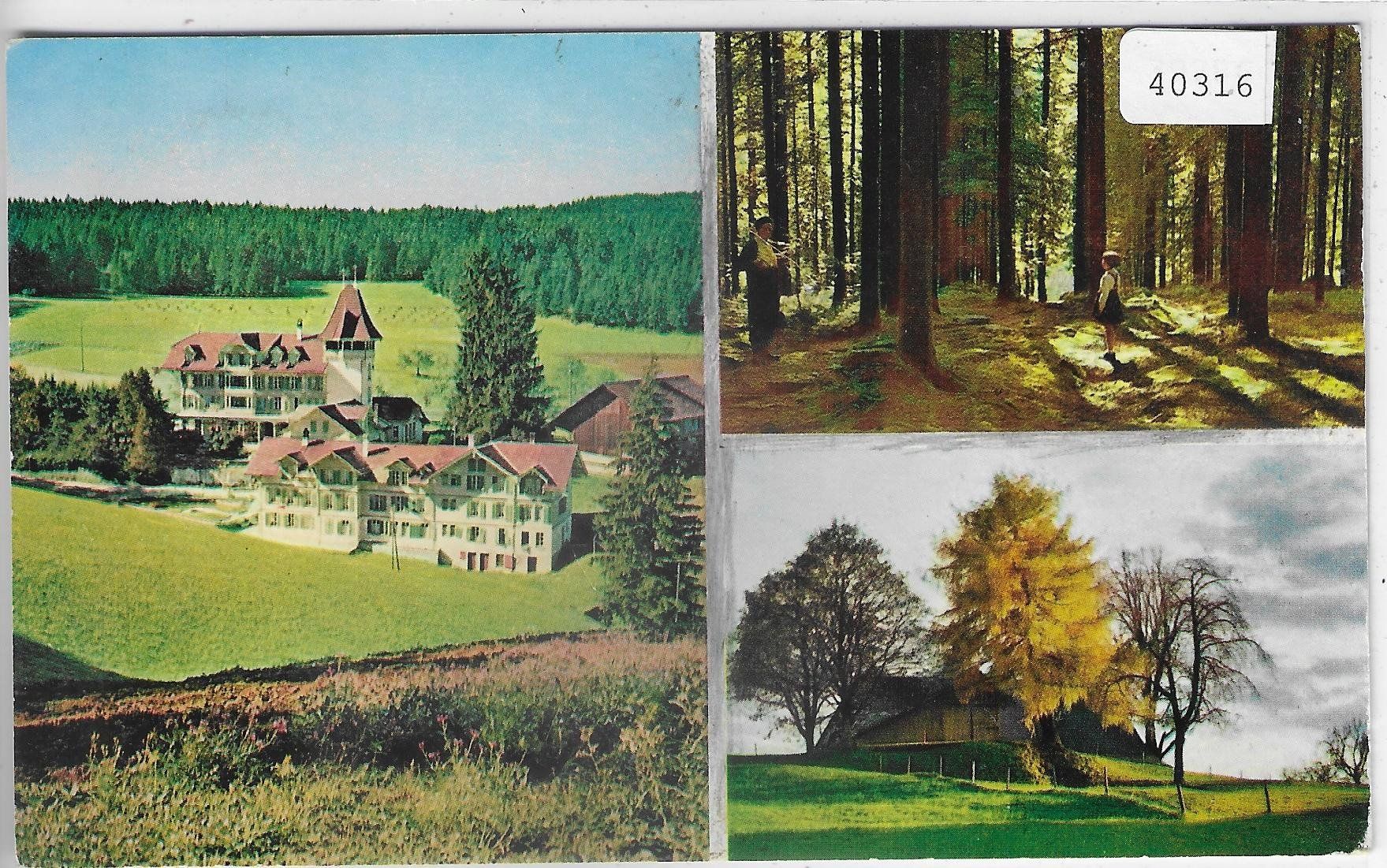 Cartoline postali: Kurhaus Schlegwegbad i.E. - Multiview – Usato da Ettingen venduto da Kartenplanet