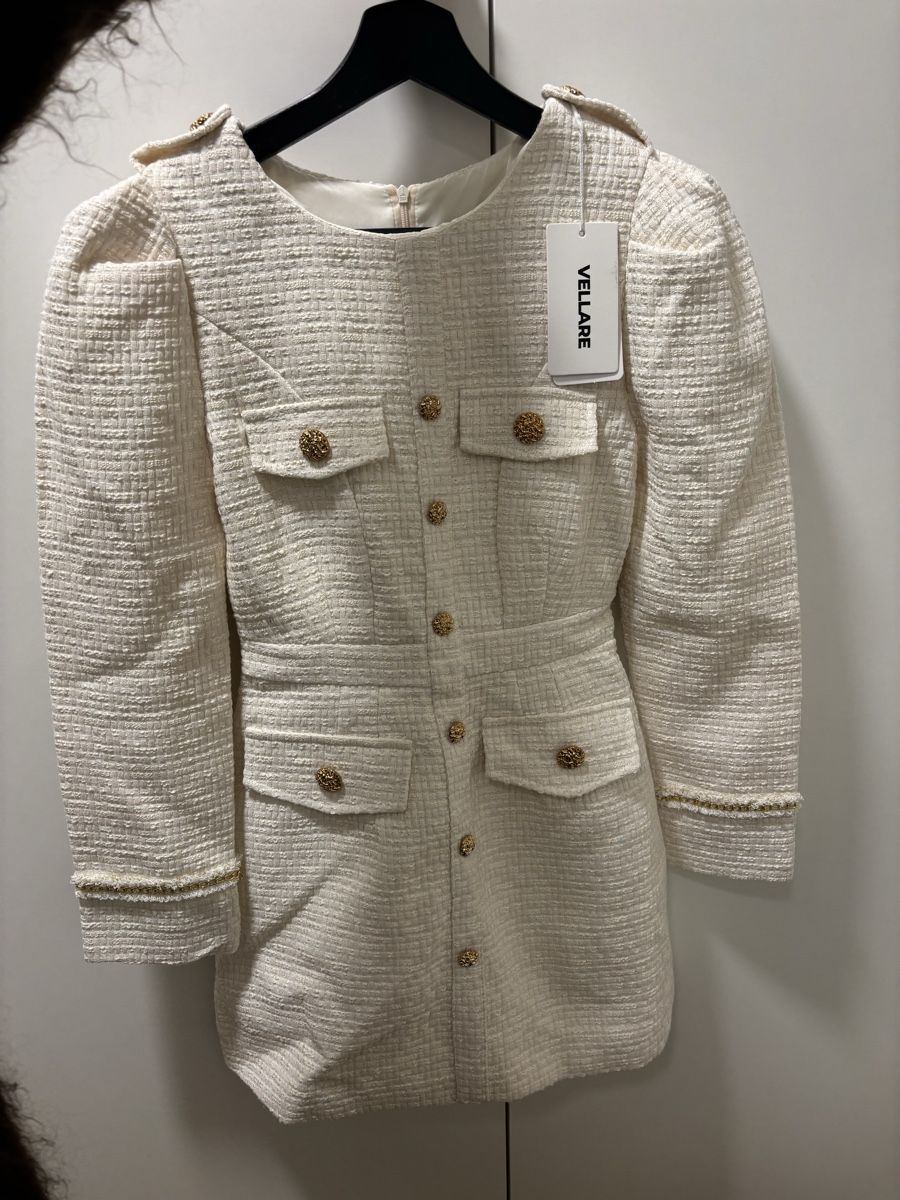 Vestiti: Robe blanc crème de la marque Vellare – Nuovo e nell'imballaggio originale da Zürich venduto da mps_9cp7
