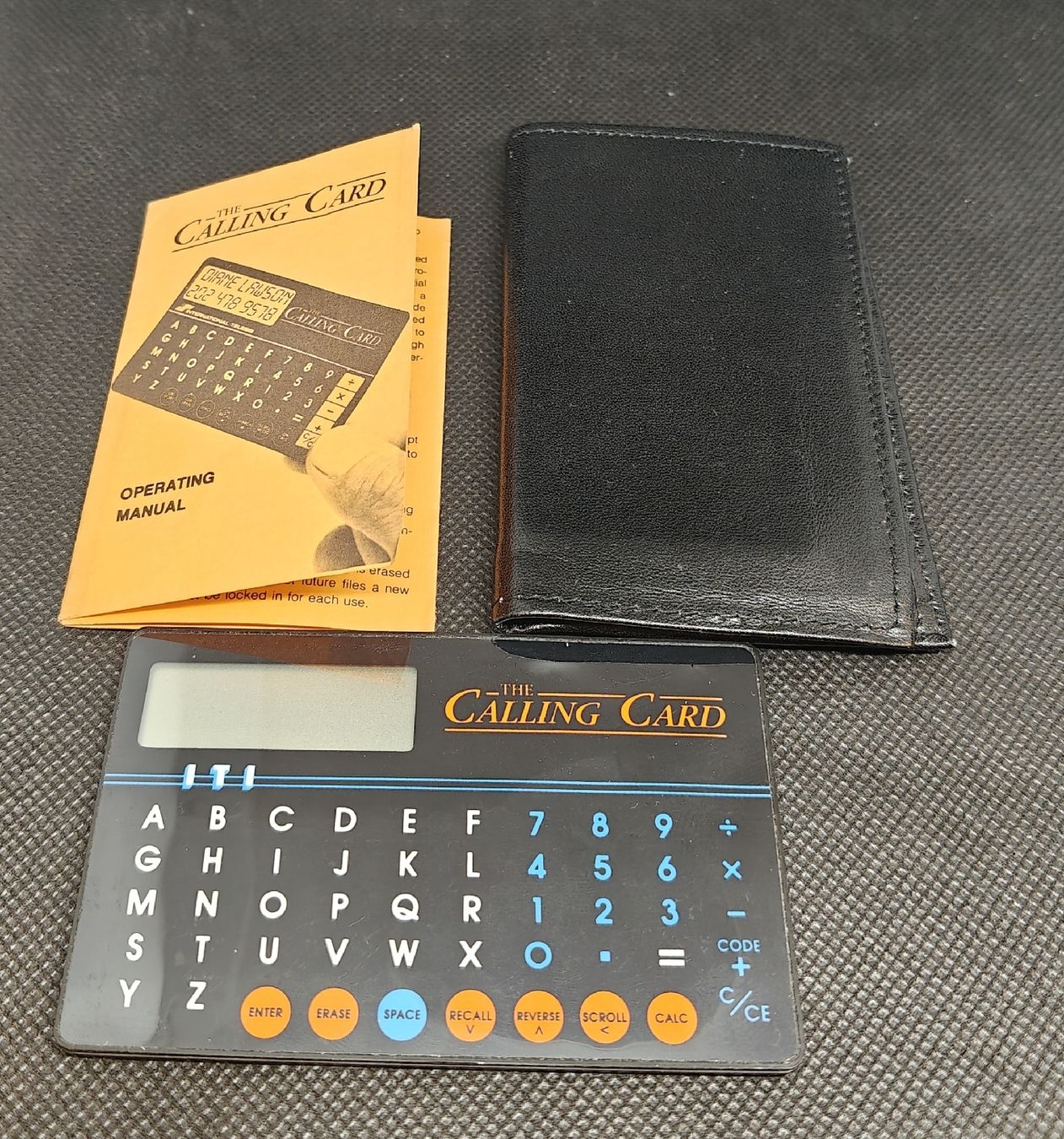 Calculatrices: The Calling Card Elektronischer Organizer 1986 – D'occasion à Wangen an der Aare par RetroKontor