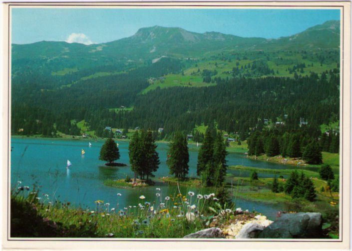 Cartoline postali: Lenzerheide - Am Heidsee – Usato da Binningen venduto da Mountainrider