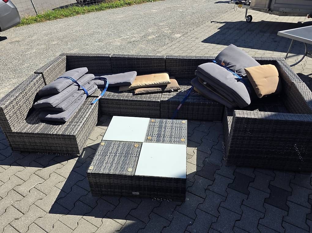 Vidaxl Sofas: Polyrattan Lounge-Set (vidaXL) – Gebraucht aus Thal von Jones9424