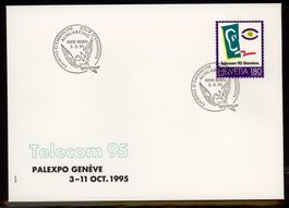 1995, FDC, Telecom 95 (Nr. 885)