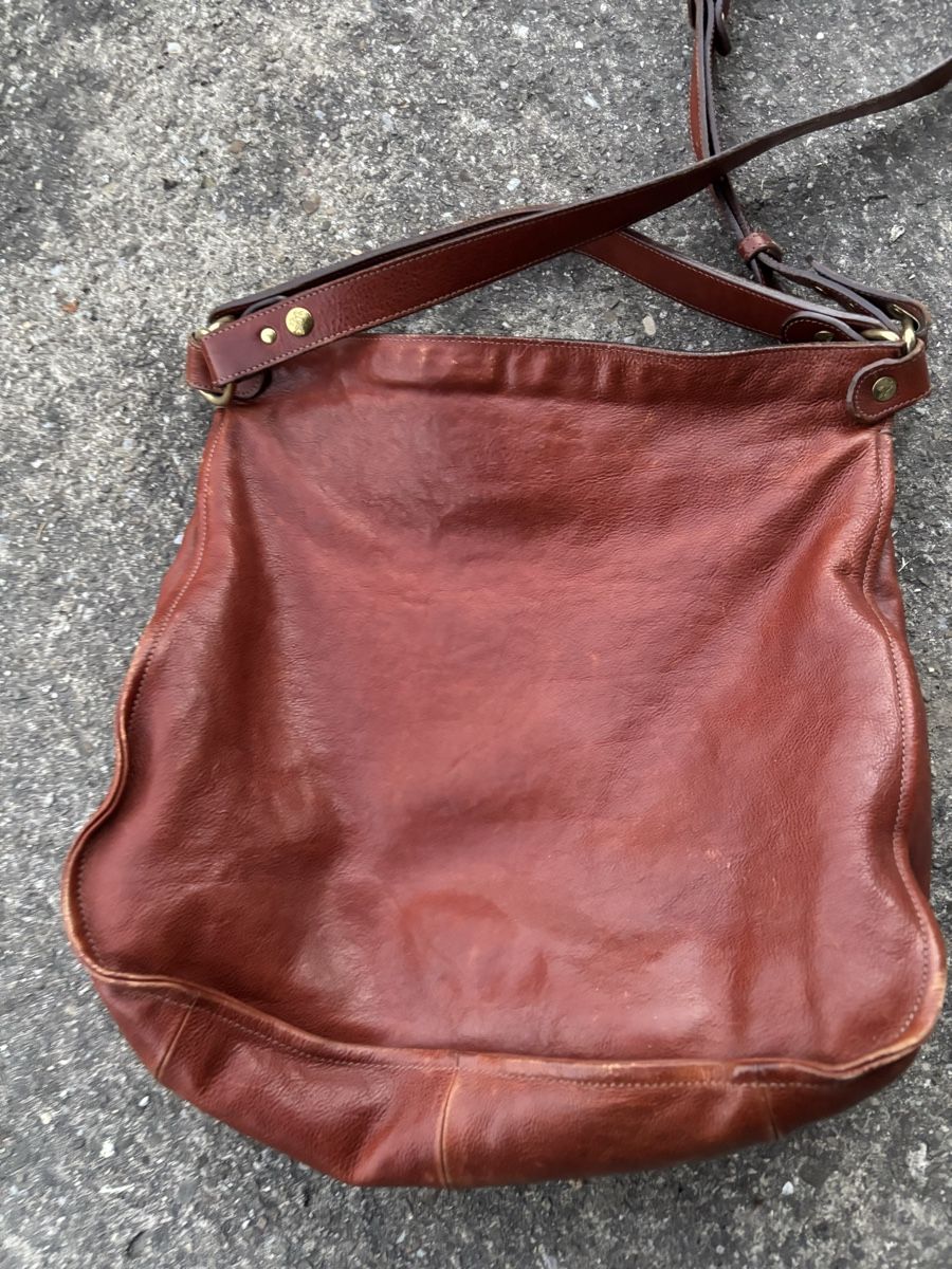 Taschen für Damen: Il Bisonte Handtasche Leder – Gebraucht aus Giswil von Miiichen 3