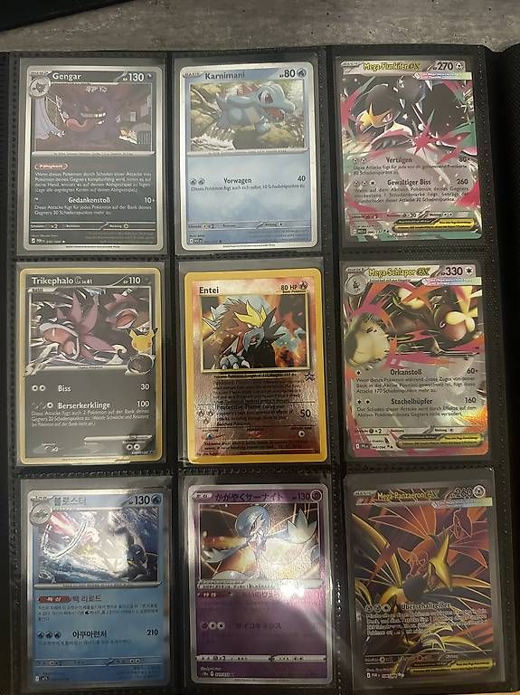 Pokémon Sammelbilder & Trading cards: Pokemon Entei, Panzaeron, Gardevoir, Gengar – Gebraucht aus Winterthur von ber_ylr8