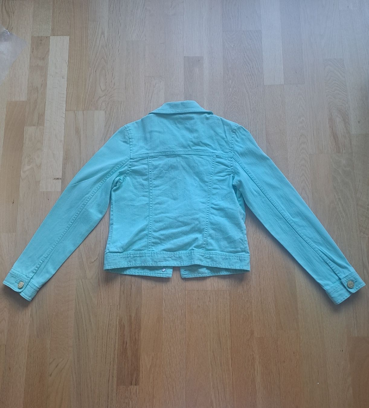 Jacken & Mäntel: Jeansjacke in Mintgrün – Gebraucht aus Wabern von jeroalila 1