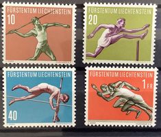 1956 - Liechtenstein Sport Serie III **